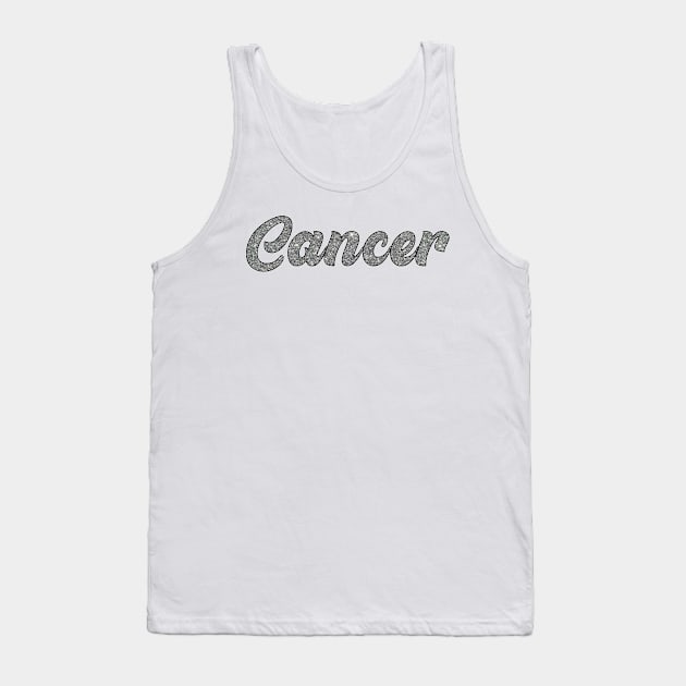 Cancer Glitter Tank Top by lolsammy910